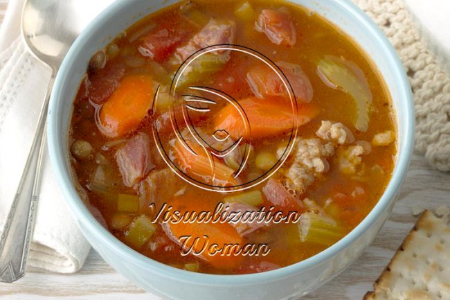 Ham and Lentil Soup