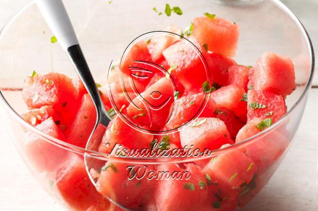 Mint Watermelon Salad