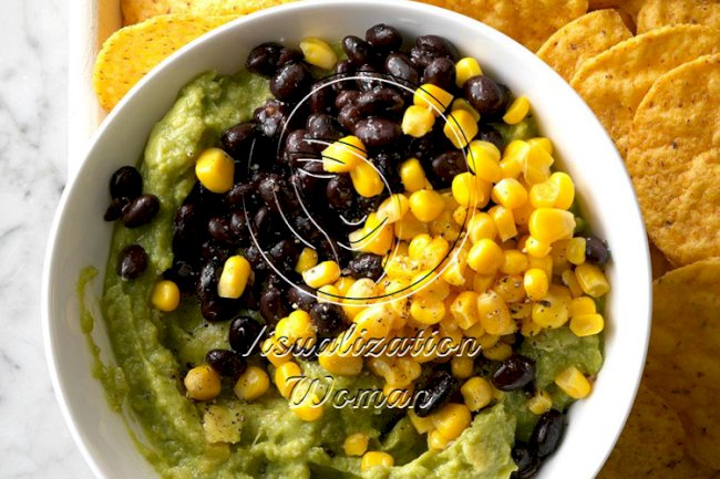 Black Bean and Corn Guacamole