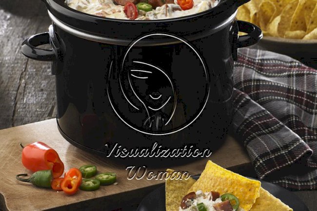 Queso Blanco & Black Bean Slow Cooker Dip