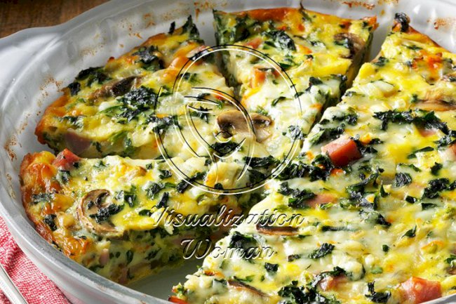 Crustless Spinach Quiche