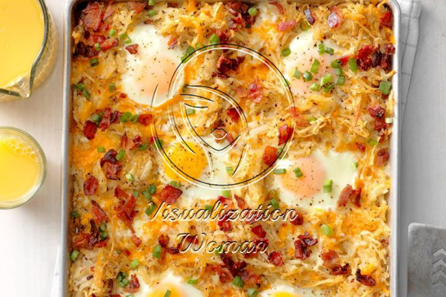 Sheet-Pan Eggs and Bacon Breakfast
