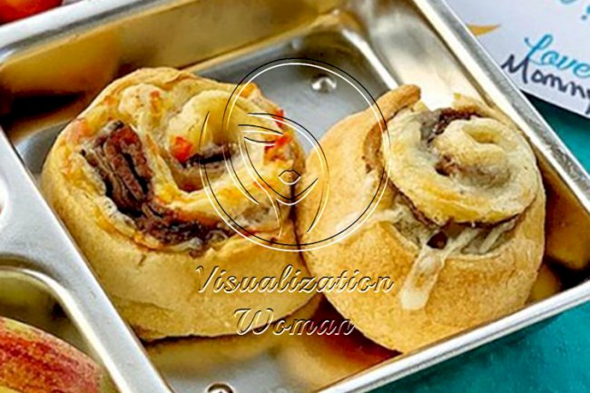 Cheesy Roast Beef Pinwheels