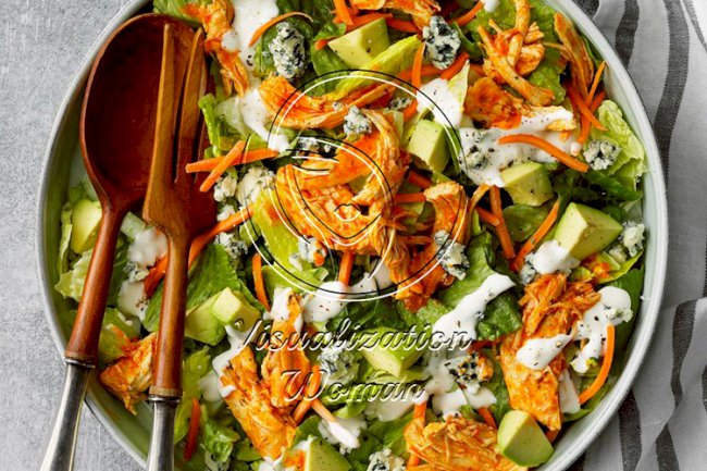 Slow-Cooker Buffalo Chicken Salad