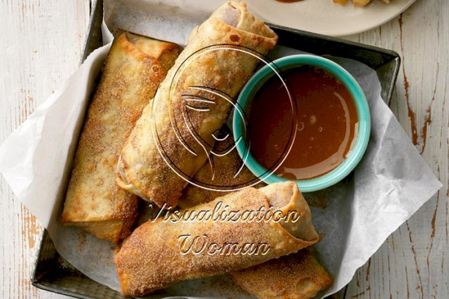 Air-Fryer Apple Pie Egg Rolls