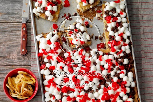 Banana Split Cake Bars