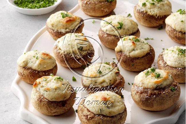 Cream Cheese-Stuffed Mushrooms