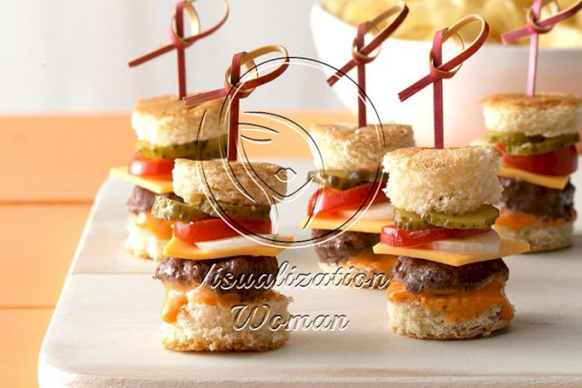 Mini Burgers with the Works