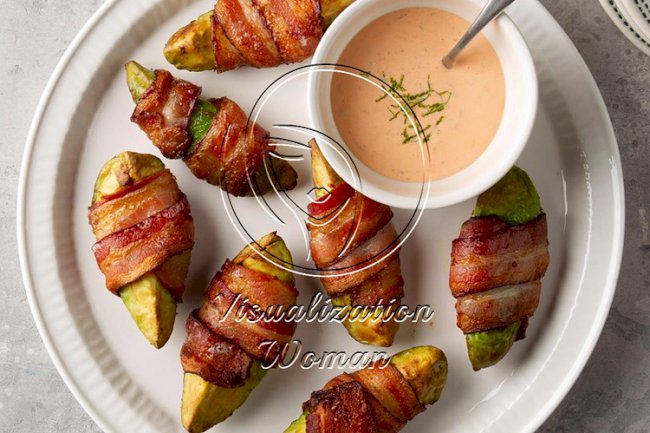 Bacon-Wrapped Avocado Wedges
