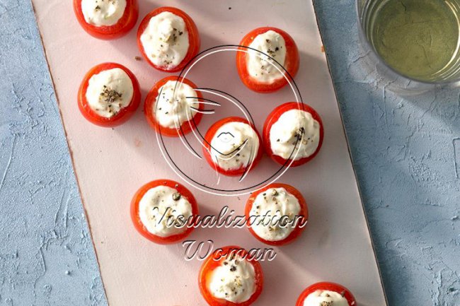 Feta Cheese-Stuffed Tomatoes