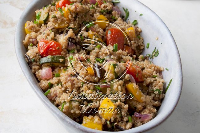 Quinoa with Roasted Vegetables