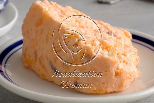 Orange Buttermilk Gelatin Salad Mold