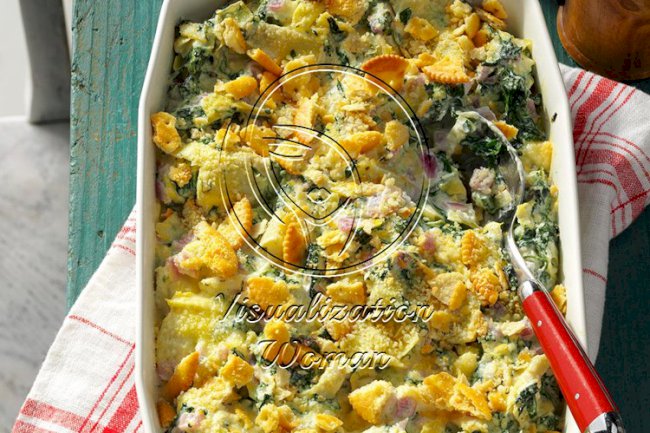 Creamy Parmesan Spinach Bake