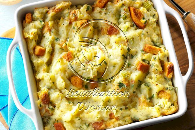 Potato Stuffing Casserole