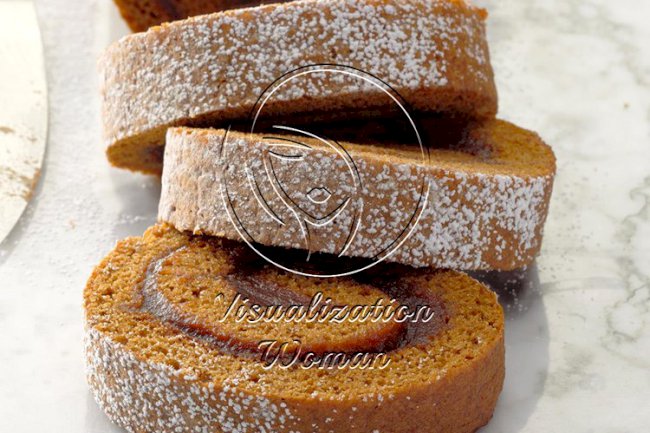 Apple Butter Cake Roll