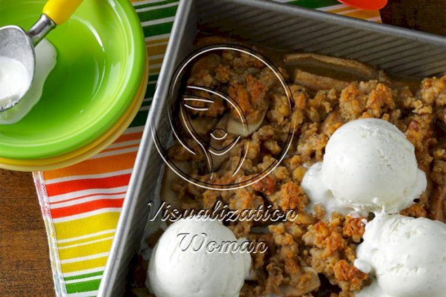 Caramel Apple-Pear Crisp
