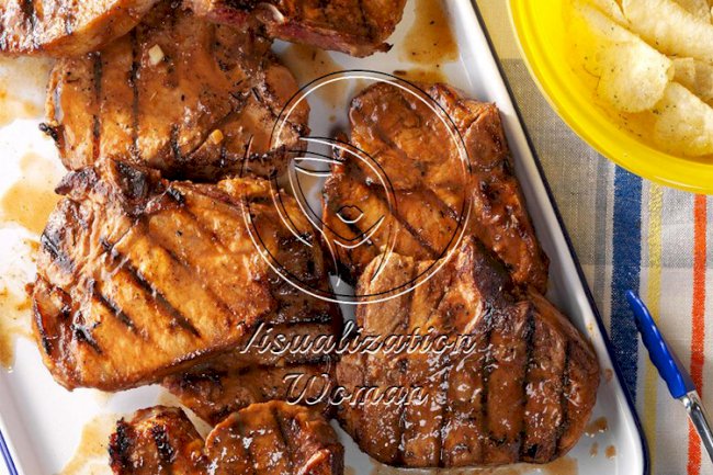 Pork Chops with Glaze