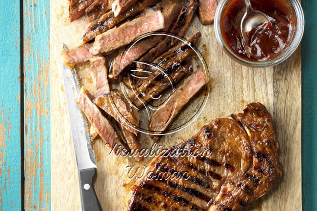 Grilled Marinated Ribeyes
