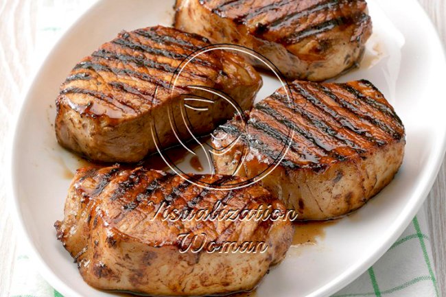Grilled Maple Pork Chops