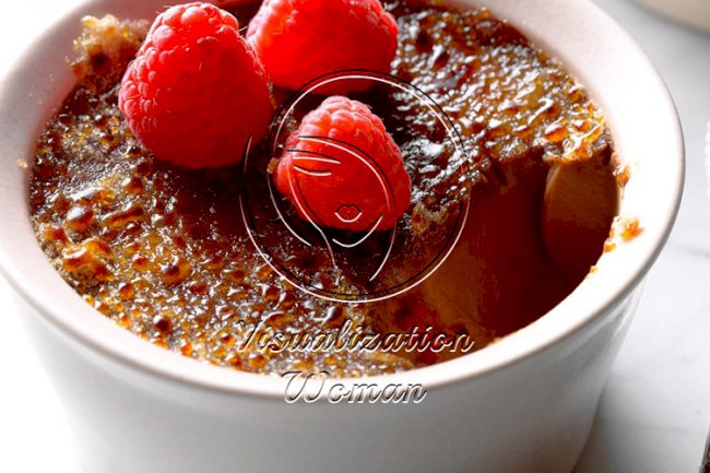 Chocolate-Raspberry Creme Brulee