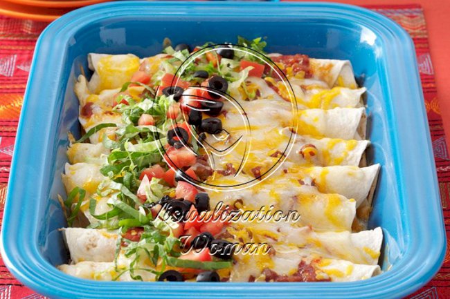 Three Cheese Enchiladas
