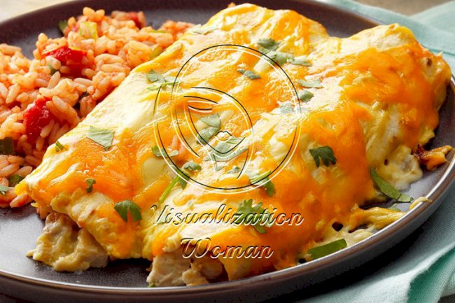Creamy Chicken Enchiladas