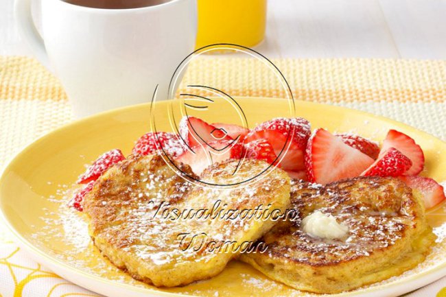 Almond French Toast Hearts