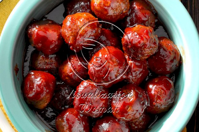 Chili and Jelly Meatballs
