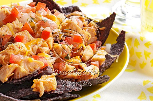 Chicken Nachos for One