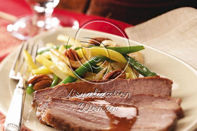 Brisket with Cranberry-Horseradish Gravy