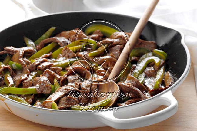 Gingered Pepper Steak