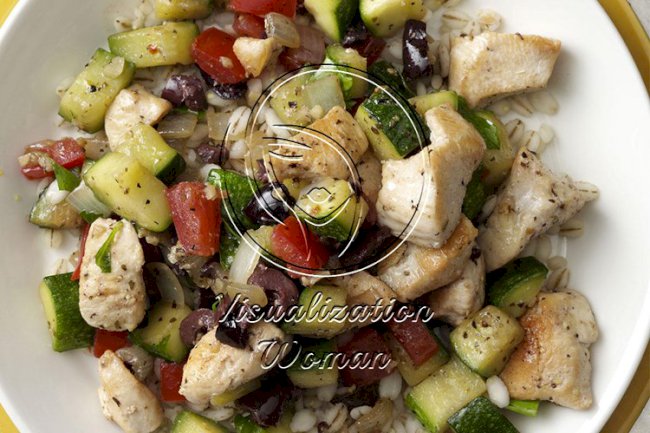 Mediterranean Chicken Stir-Fry