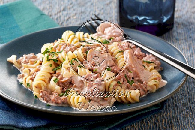 Hamburger Stroganoff for Two