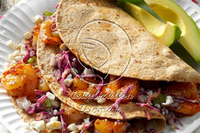 Feta Shrimp Tacos