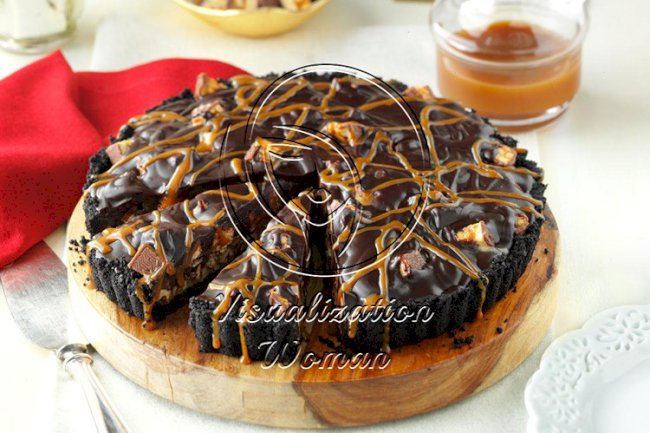 Fudgy Turtle Pie