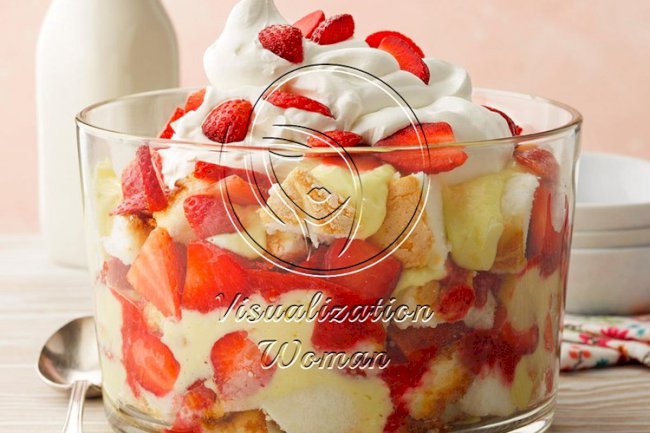Strawberry Lemon Trifle