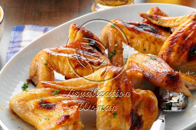 Sweet Gingered Chicken Wings