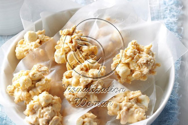 Nutty Rice Krispie Cookies
