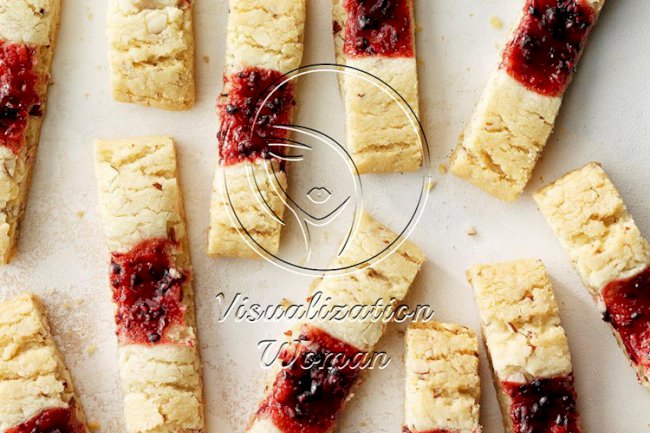 Raspberry Almond Strips