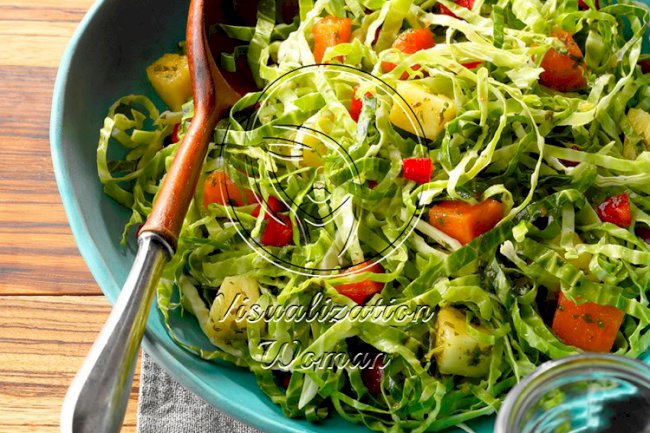 Pineapple-Papaya Slaw