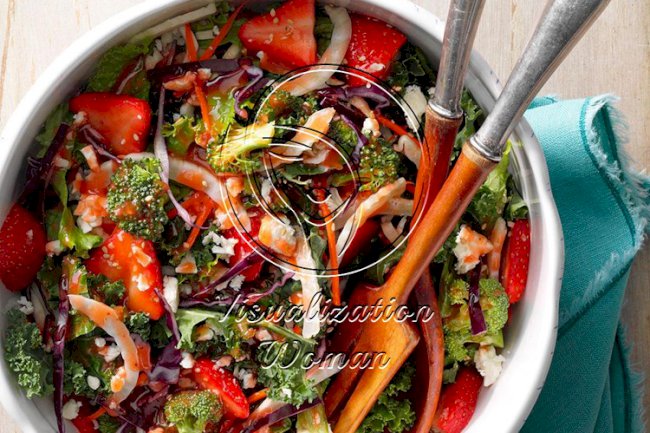 Kale Slaw Spring Salad