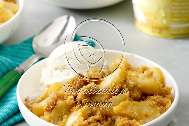 Apple Cornbread Crisp