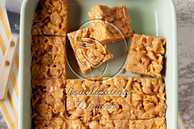 Peanut Butter Cornflake Bars
