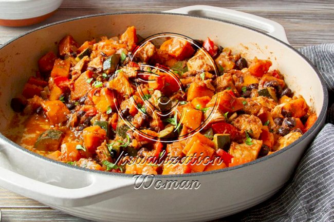 Chicken Sweet Potato Skillet