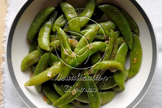 Roasted Sugar Snap Peas
