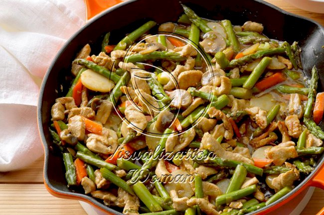 Turkey Asparagus Stir-Fry