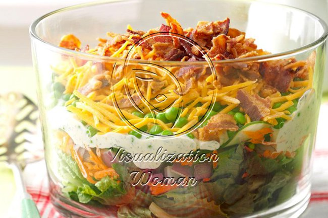 Layered Salad for a Crowd