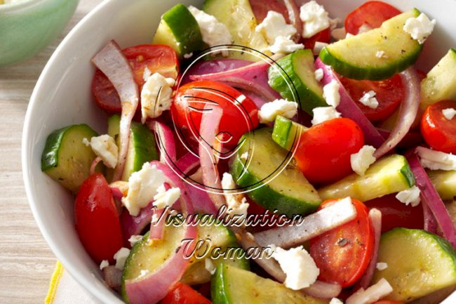 Balsamic Cucumber Salad