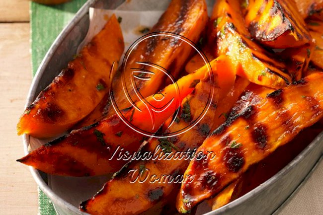 Grilled Lime-Balsamic Sweet Potatoes