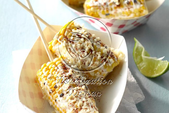 Spicy Corn Kabobs